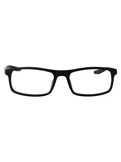 Nike Matte Black Acetate Glasses