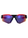 Nike Half Frame Sunglasses In Red