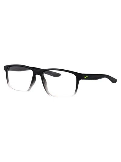 Nike Matte Black/clear Fade Acetate Glasses