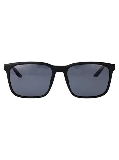 Nike Matte Black/polar Grey Acetate Sunglasses