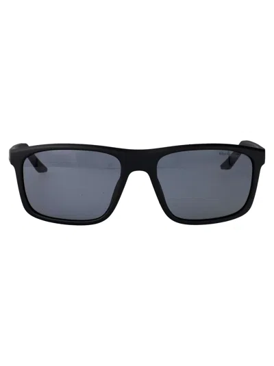 NIKE NIKE MATTE BLACK/POLAR GREY ACETATE SUNGLASSES