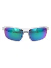 Nike Windtrack Run Rectangle-frame Sunglasses In White