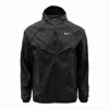 Nike Matte Finish Hooded Jacket With Angular Panel Design In White