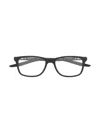 Nike Matte Solid Black Acetate Glasses In Black
