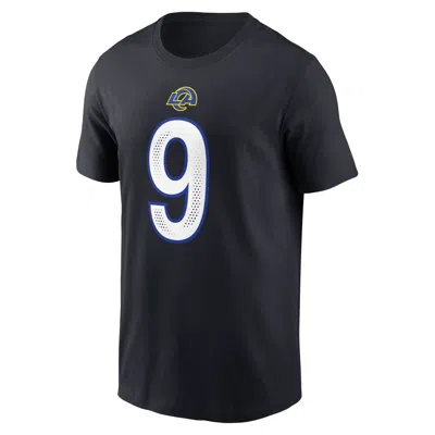 Nike Matthew Stafford Los Angeles Rams Rivalries Collection  Men's Nfl T-shirt In Blue