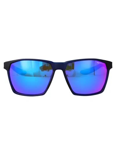 Nike Maverick E Sunglasses In 451 Obsiadian Bleu Fonce