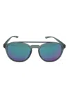 Nike Maverick Free M Round-frame Sunglasses In Blue