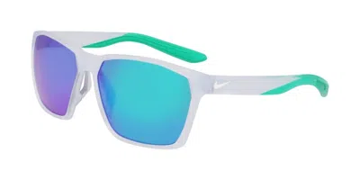 Nike Maverick M Ev1095 013 Men's Sunglasses Silver Size 59 In Multi