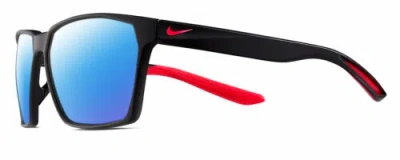 Pre-owned Nike Maverick-p-ev1097-010 Unisex Polarized Sunglasses Black Red 59 Mm 4 Options In Blue Mirror Polar