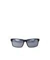 Nike Maverick Rge Rectangle-frame Sunglasses In Blue