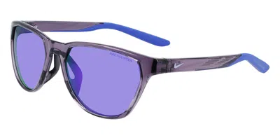 Nike Maverick Rise M Dq0870 556 Occhiali Da Sole Purple Per Uomo In Brown