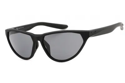 Pre-owned Nike Maverick Sunglasses In Matte Black/dark Grey (dj0800/010)
