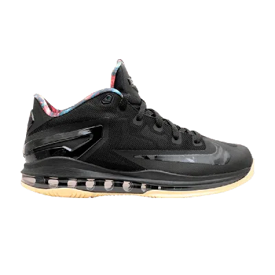 Pre-owned Nike Max Lebron 11 Low Gs 'gum' In Black
