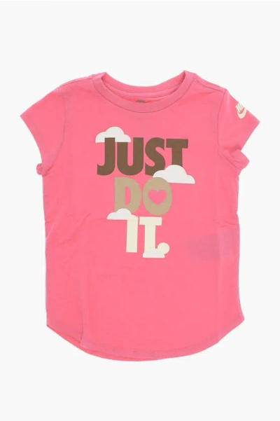 Nike Maxi Printed Sweet Swoosh T-shirt In Pink