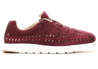 Pre-owned Nike Mayfly Woven (women's) Sneakers In Night Maroon/noble Red/elm