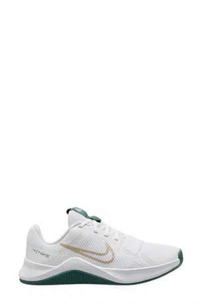 Nike Mc Trainer 2 Training Shoe In White/gold Grain-bicoastal