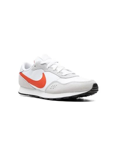 Nike Kids' Md Valiant "pure Platinum Picante Red" Sneakers In Grey