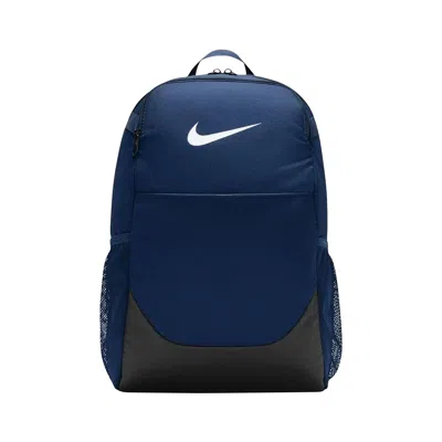 Pre-owned Nike Medium 24l Brasilia Backpack 'midnight Navy/black/white' | Blue | Men's Size Onesize