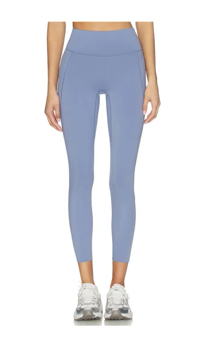 Nike Medium Support High Waisted 7/8 Legging In Blue