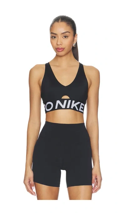 Nike Medium Support Padded Sports Bra In Black