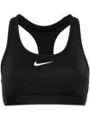 Nike Swoosh Medium Support Bra In Black