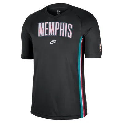 Nike Memphis Grizzlies 2025/26 Hardwood Classics  Men's Nba Dri-fit Short-sleeve Top In Black