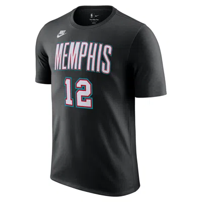 Nike Memphis Grizzlies Hardwood Classics Essentials  Men's Nba T-shirt In Black