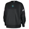 Nike Memphis Grizzlies Hardwood Classics  Women's Nba Phoenix Fleece Premium Crewneck Sweatshirt In Black