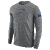 Nike Memphis  Men's College Long-sleeve T-shirt In Grey
