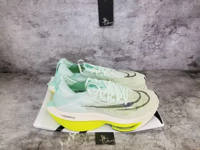 Pre-owned Nike Men's 10.5  Air Zoom Alphafly Next% 2 Mint Foam Cave Purple Volt Dv9422-300