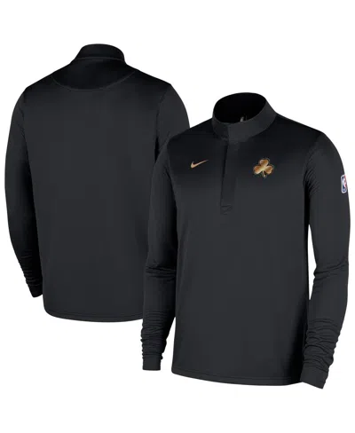 Nike Men's 2025/26 City Edition Remix Authentic Coaches Dri-fit Half-zip Sweatshirt In Black