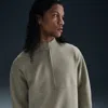 Nike Men's 24.7 Impossiblysoft Dri-fit 1/2-zip Top In Light Army/steel Green