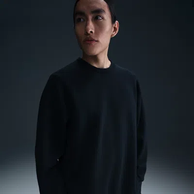Nike Men's 24.7 Impossiblysoft Dri-fit Crew In Black