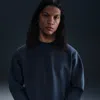 Nike Dri-fit Crewneck Sweatshirt In Blue