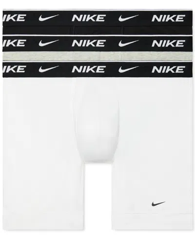 Nike Men's 3-pack Dri-fit Essential Cotton Stretch Boxer Briefs In Multi