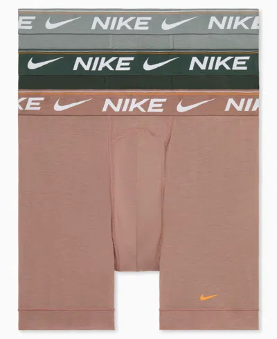 Nike Men's 3-pack Dri-fit Ultra Comfort Boxer Briefs In Multi
