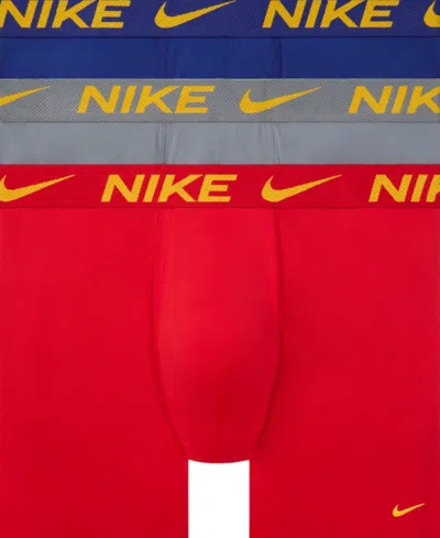 Nike Men's 3-pack Dri-fit Boxer Briefs In Multi