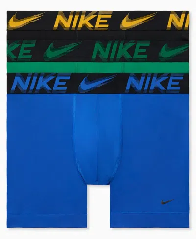 Nike Men's 3-pack Dri-fit Essential Micro Boxer Briefs In Multi