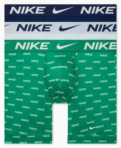 Nike Men's 3-pack Dri-fit Essential Micro Boxer Briefs In Multi