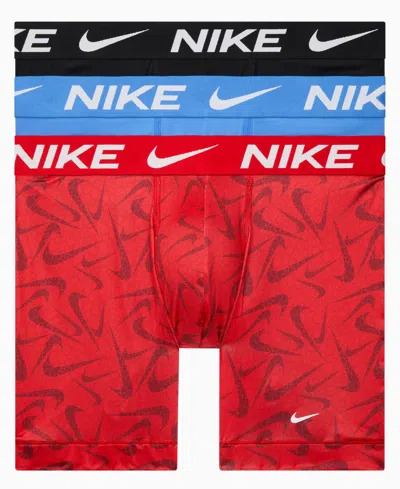 Nike Men's 3-pack Dri-fit Essential Micro Boxer Briefs In Multi