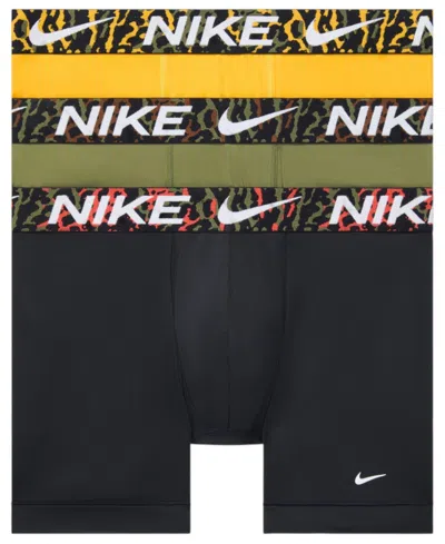 Nike Men's 3-pack Dri-fit Essential Micro Boxer Briefs In Multi