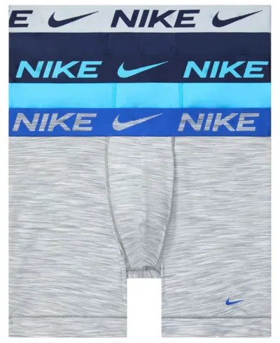 Nike Men's 3-pack Dri-fit Essential Micro Boxer Briefs In Multi
