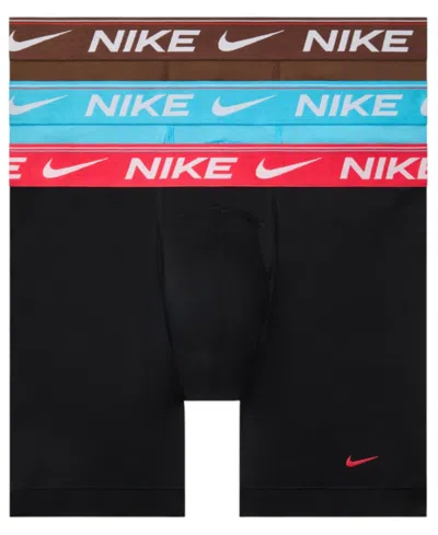 Nike Men's 3-pack Dri-fit Ultra Comfort Boxer Briefs In Multi
