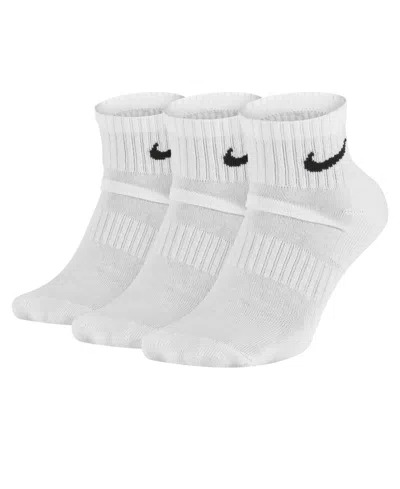 Nike Men's 3-pk. Quarter Ankle Socks In White