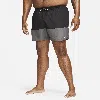 Nike Men's 5" Swim Volley Shorts (plus Size) In Black