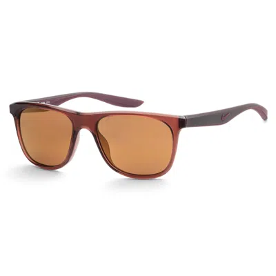 Nike Men's 55 Mm Black Sunglasses Dq0866-221 In Brown