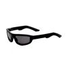 Nike Men's 56mm Black Sunglasses In Black