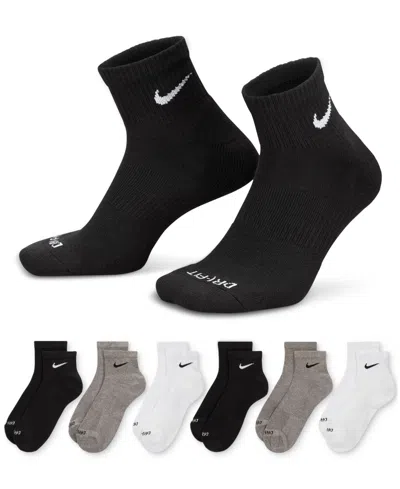 NIKE UNISEX 6-PK. DRI-FIT ANKLE SOCKS