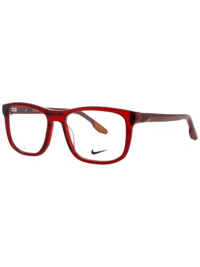 Nike Men's 7163 Eyeglasses - Modern Acetate Frame In Pattern
