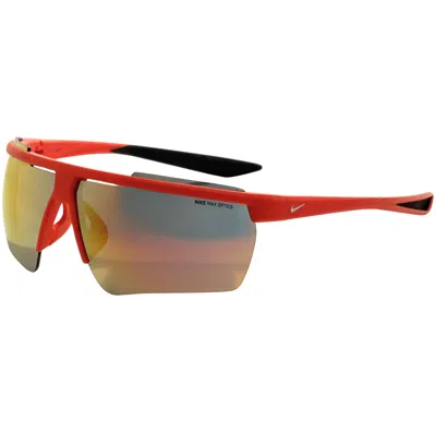 NIKE MEN'S 75 MM ORANGE SUNGLASSES